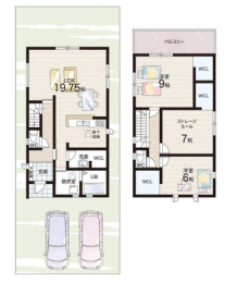 Ԏ}@i2j
i4280~A3LDKAynʐ126.19uAʐ102.87u