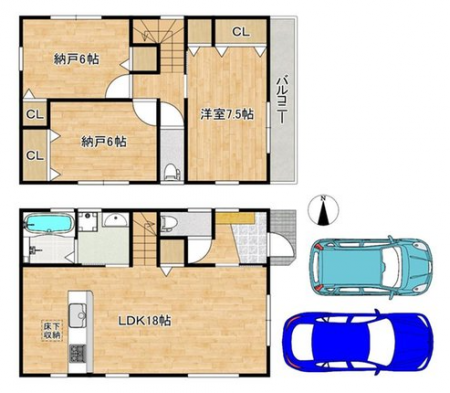 Ԏ}@i1j
i2980~A3LDKAynʐ92.96uAʐ87.48u