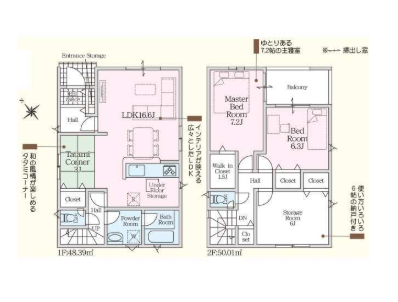 �Ԏ��}�@���i3780���~�A3LDK+��R�[�i�[�A�y�n�ʐ�104.76�u�A�����ʐ�98.40�u