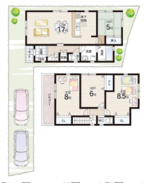 �Ԏ��}�@�i3�����j
���i3790���~�A4LDK�A�y�n�ʐ�123.70�u�A�����ʐ�99.62�u