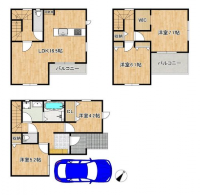 �Ԏ��}�@���i3780���~�A4LDK�A�y�n�ʐ�72.99�u�A�����ʐ�102.68�u