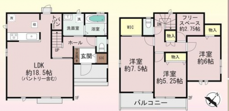 �Ԏ��}�@���i4290���~�A3LDK+�t���[�X�y�[�X�A�y�n�ʐ�132.72�u�A�����ʐ�96.88�u